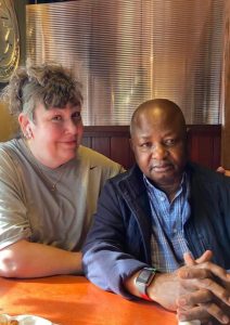 With Mrs Katrina Musa Nok - his wife of over 30 years